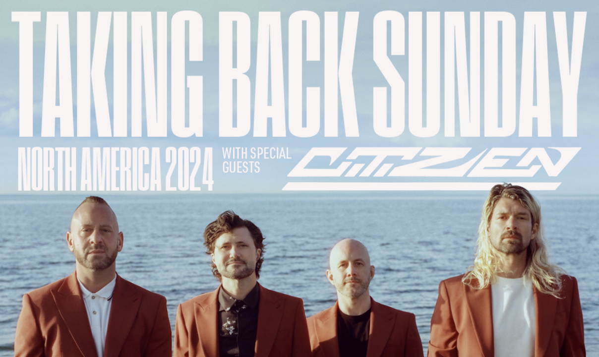 Taking Back Sunday: North America 2024 Tour – Jannus Live St. Petersburg, FL. August 3rd.
